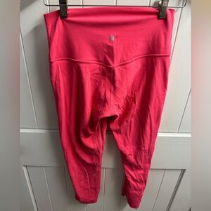 lululemon athletica Wunder Under Size 8 Pink Leggings